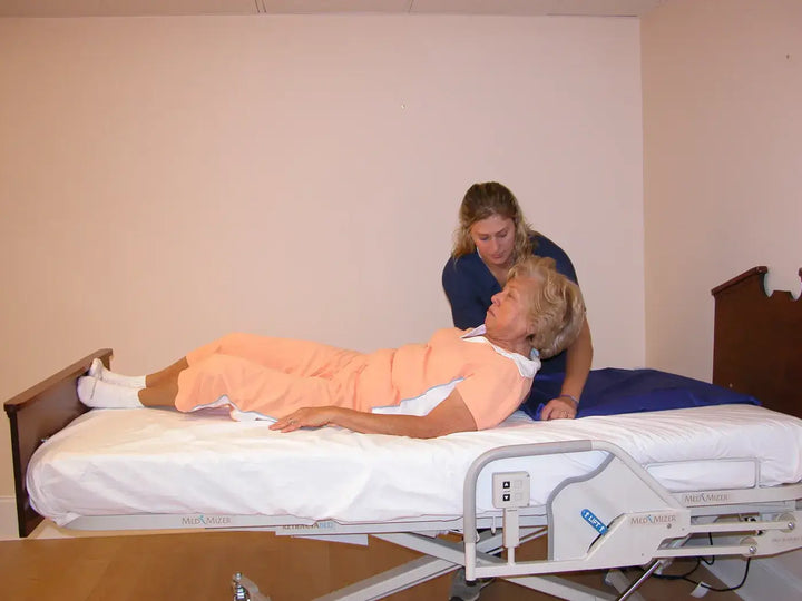  bestcare best transfer sheet being used by a patient sitting up on it