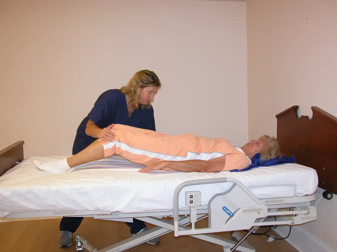  bestcare best transfer sheet being used by a patient lifting their backside