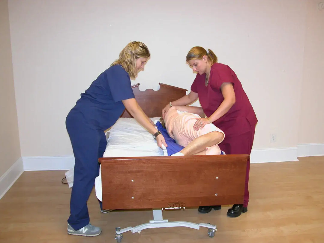 bestcare besttransfer booster sheets rolling a patient to the right