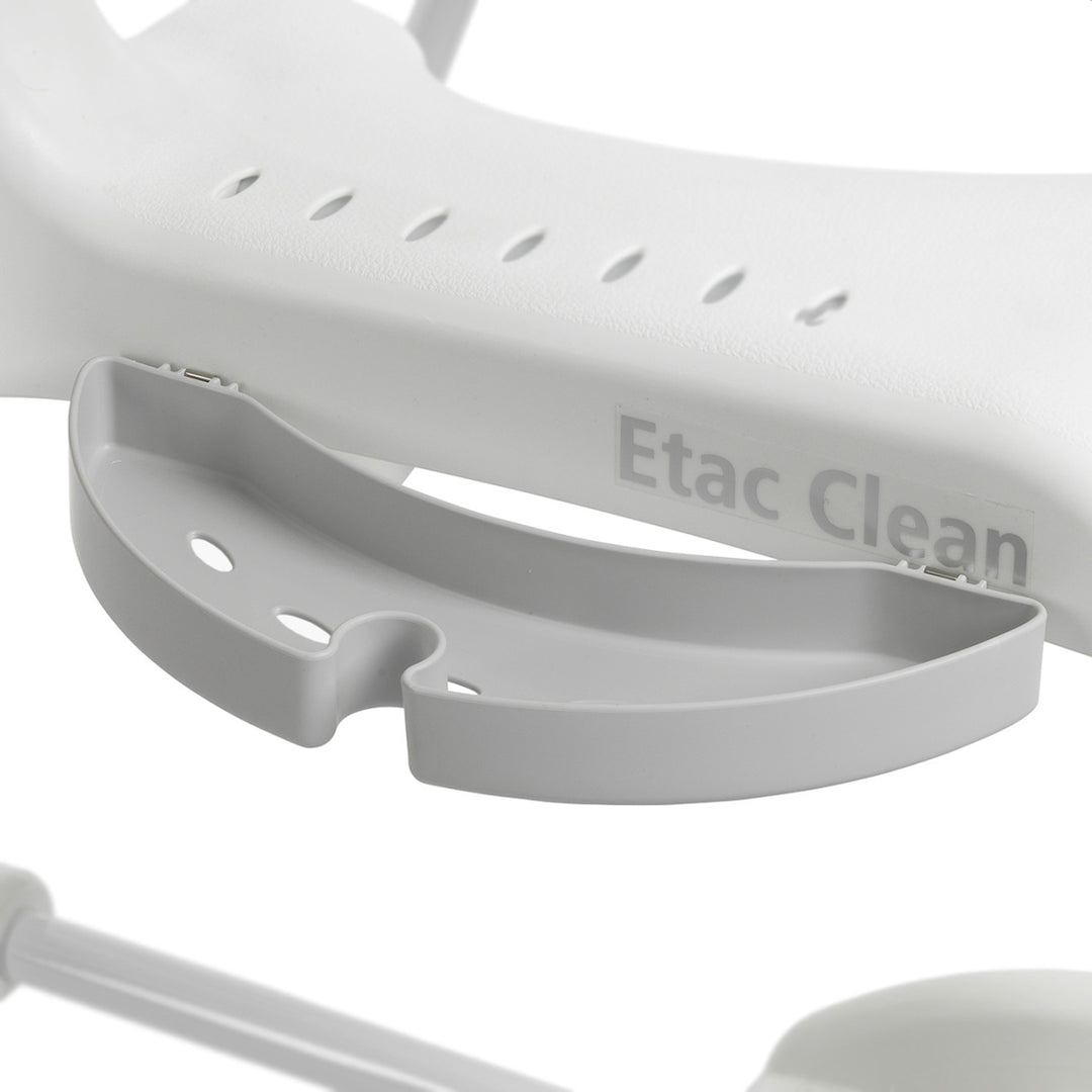 Gray device with 'Etac Clean' branding on a white background