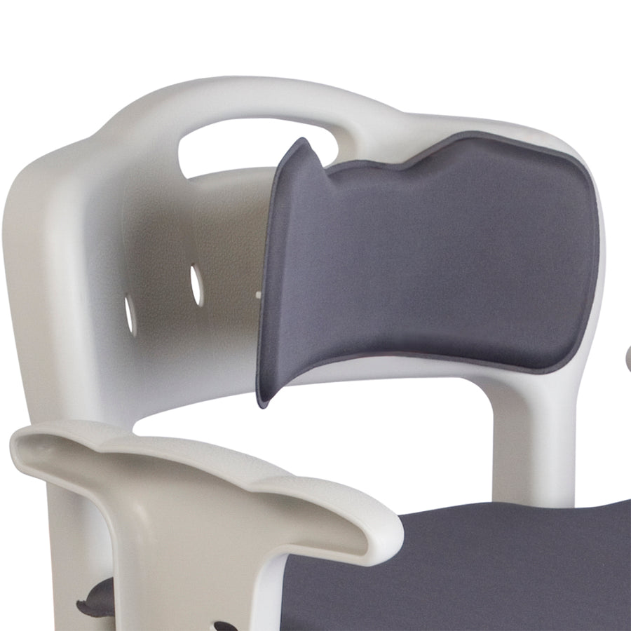 back support pad for the etac 	Swift Commode and Swift Freestanding on a white background