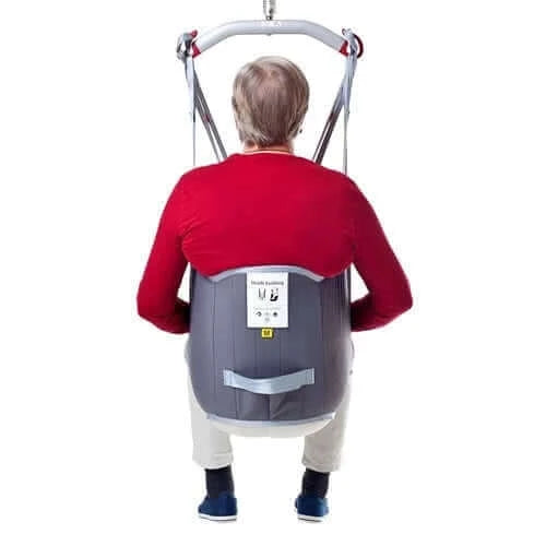 Molift - EvoSling LowBack Padded Patient Sling Patient Lifts Accessories Molift - back view of patient using the sling