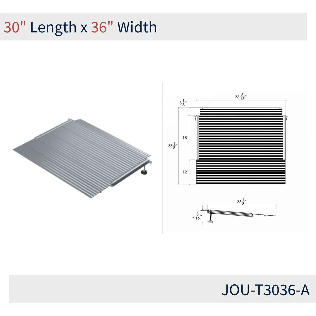 Adjustable - Journey Aluminum Threshold Ramp | National Ramp