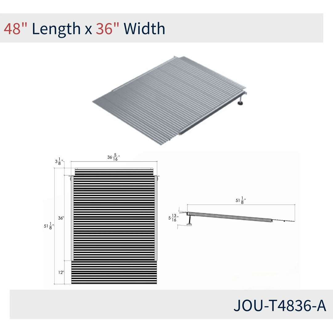 Adjustable - Journey Aluminum Threshold Ramp | National Ramp