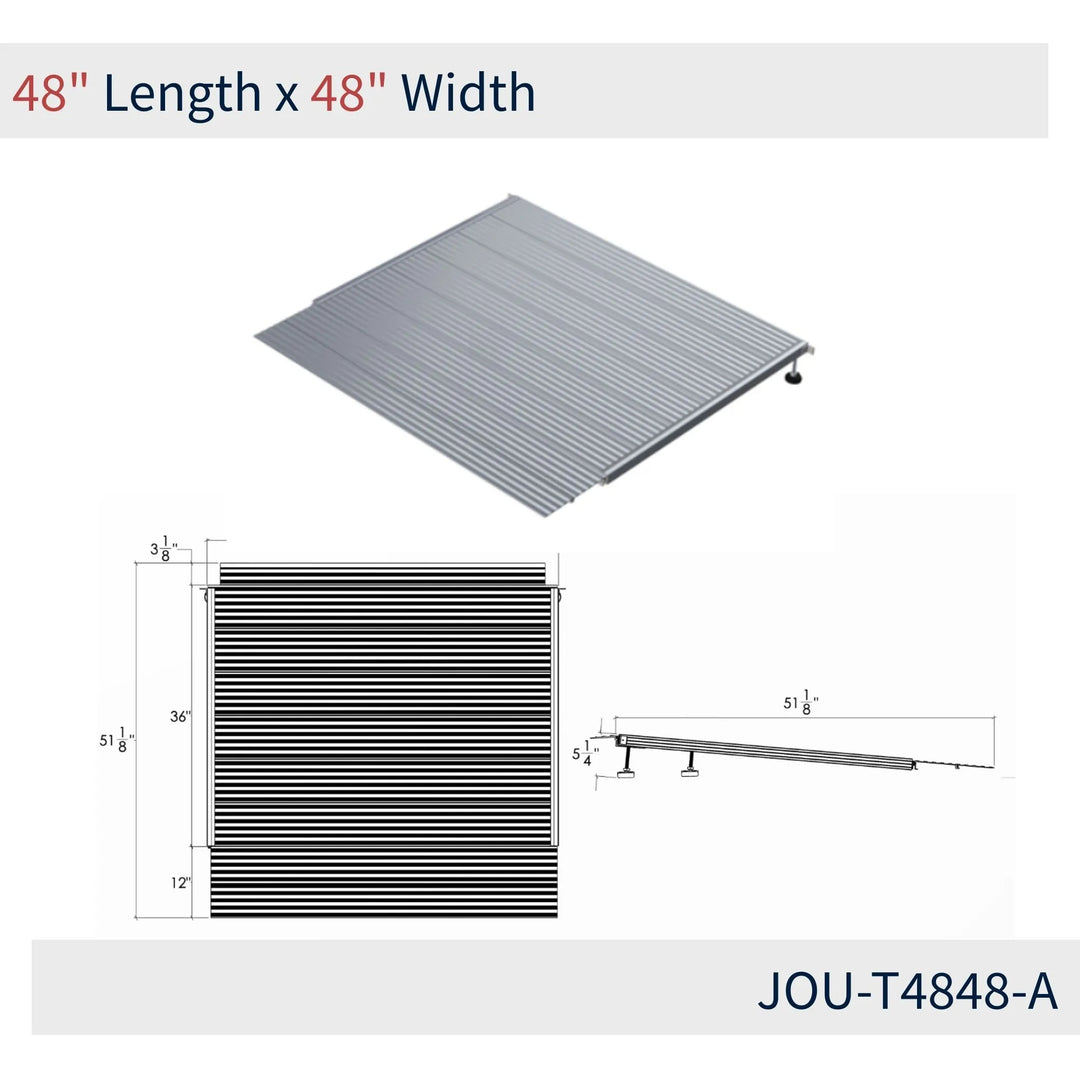 Adjustable - Journey Aluminum Threshold Ramp | National Ramp