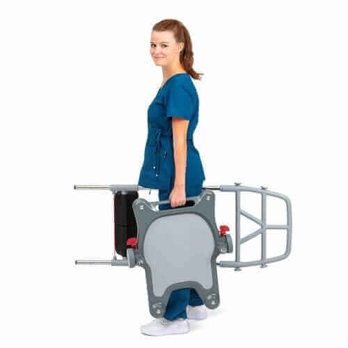 Molift - Raiser PRO Patient Transfer Aid being held by nurse broken down to store
