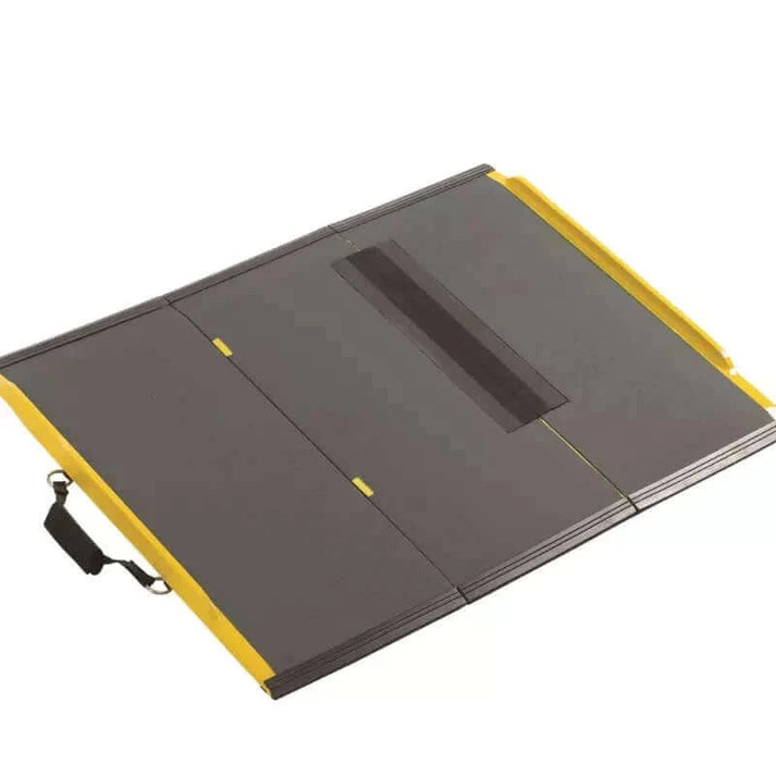 fiberglass guldmann wheelchair portable ramp with white background