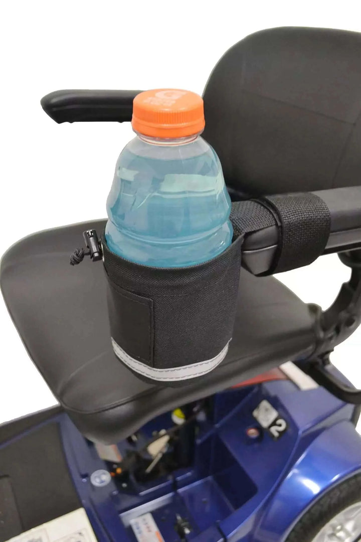 Diestco - Unbreakable Cup Holder for Mobility Equipment - Front Grip with white background