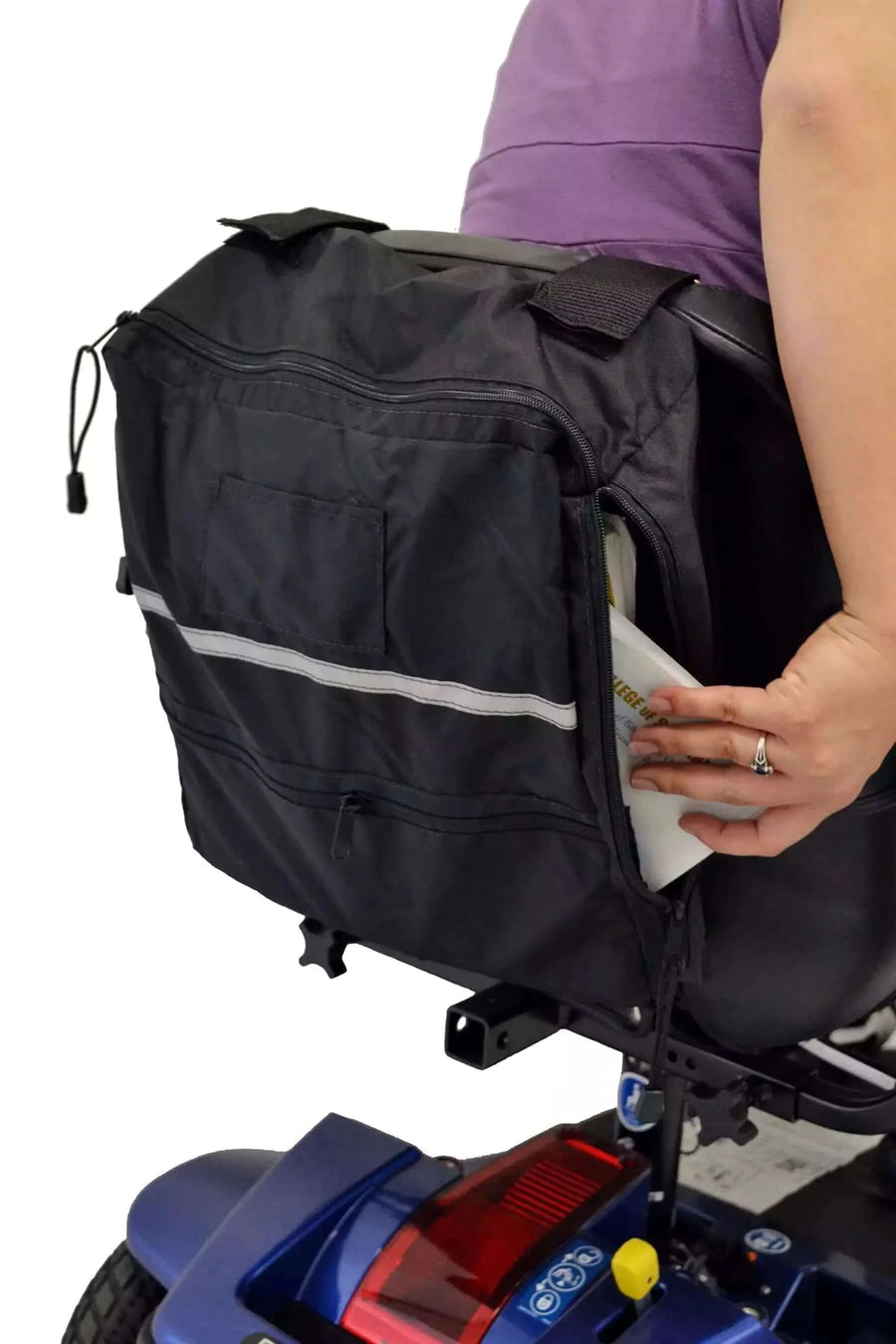 Diestco - Side Access Bag for Mobility Scooter with white background