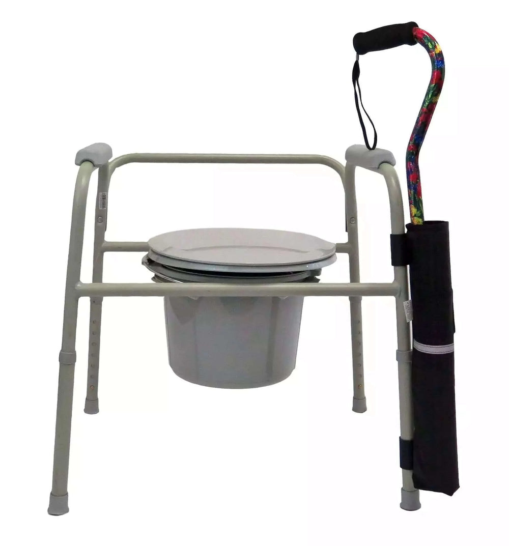 Diestco - Cane and Crutch Holder For Mobility Walkers with white background
