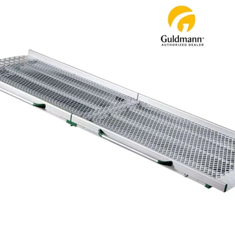 Guldmann - Stepless Wide Folding Pro Portable Wheelchair Ramp with white background