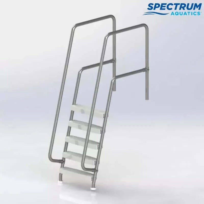 Spectrum Aquatics - Missoula ADA Therapy Ladder - 5 Steps (25025) with white background