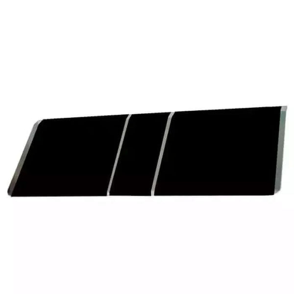 solid aluminum threshold ramp with white background